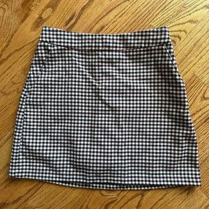 Abercrombie Gingham Skort
